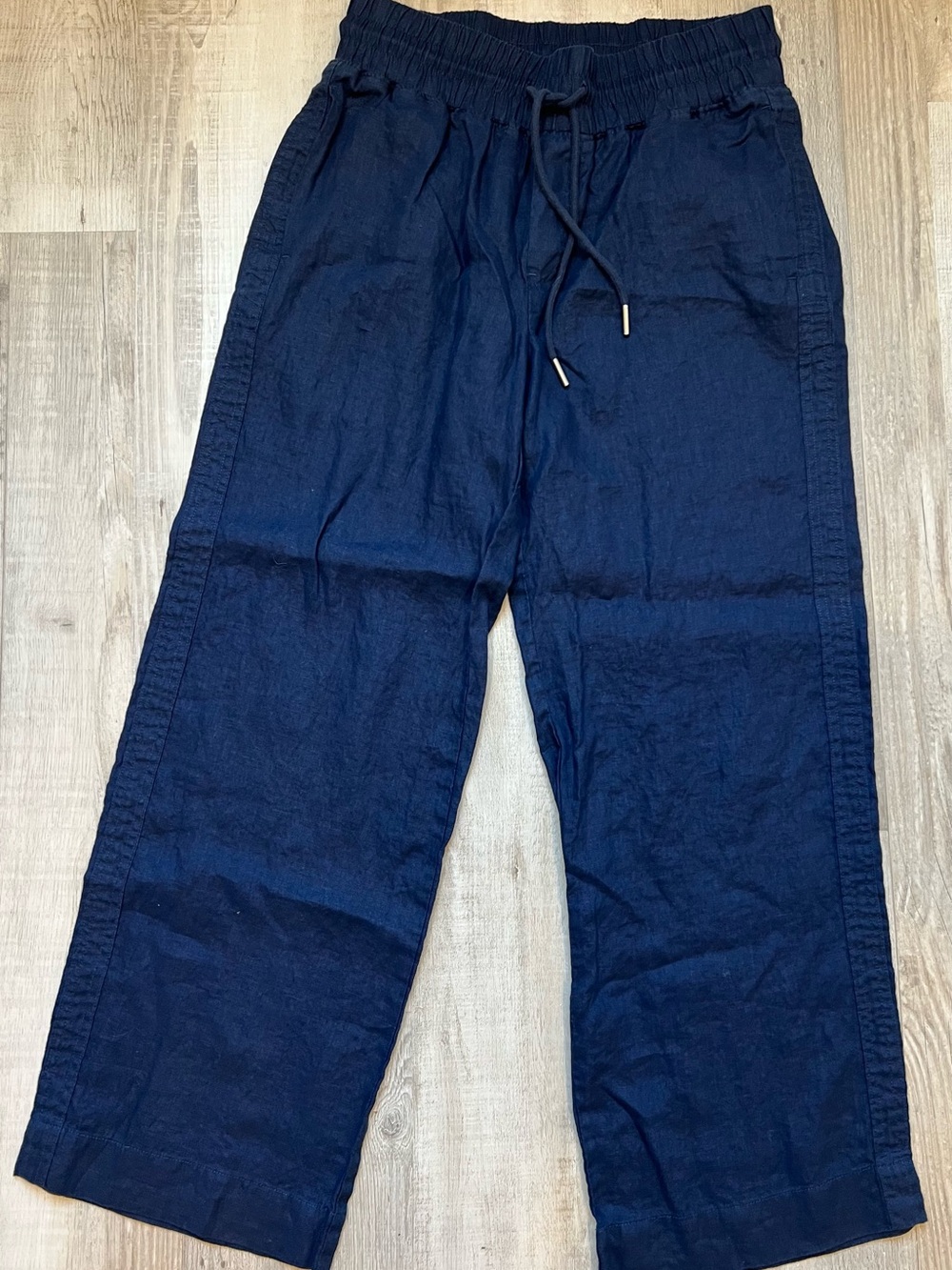 Quince 100% European Linen Wide Leg Pants – Medium